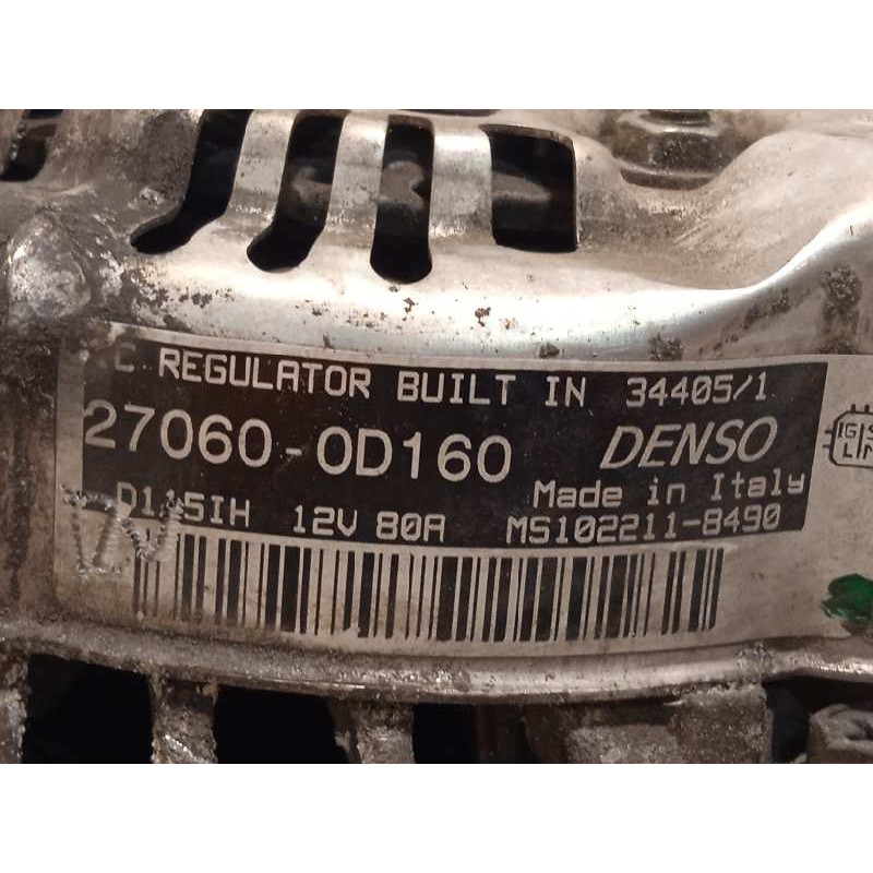 Recambio de alternador para toyota corolla verso (r1) 1.8 16v cat referencia OEM IAM 270600D160  MS1022118490