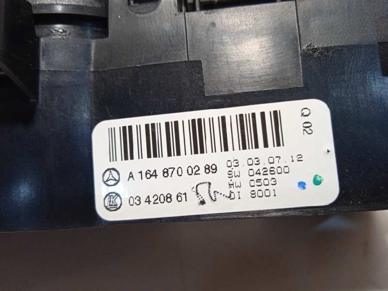 Recambio de mando calefaccion / aire acondicionado para mercedes-benz clase m (w164) ml 450 cdi (164.128) referencia OEM IAM A16