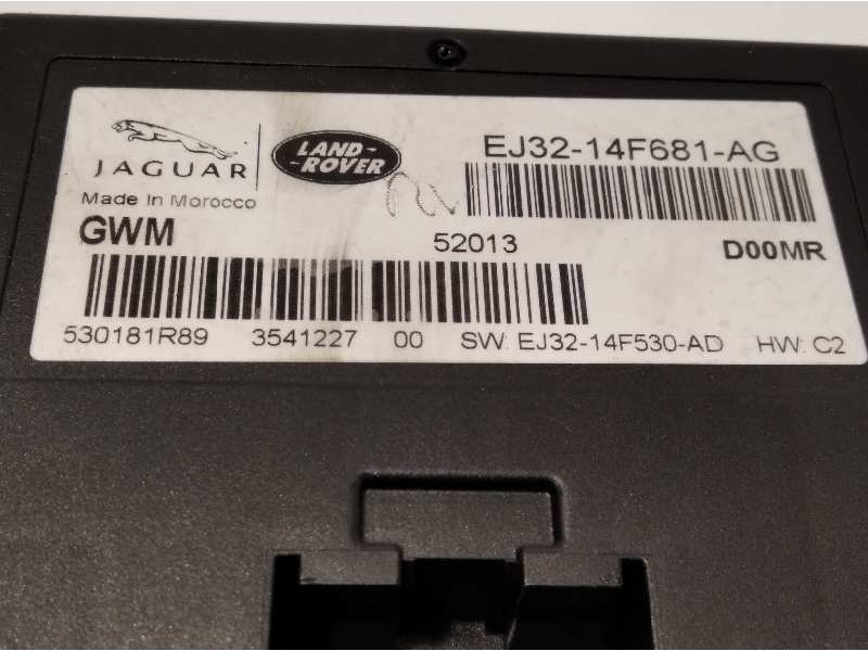 Recambio de modulo confort para land rover evoque 2.2 td4 cat referencia OEM IAM EJ3214F681AG  