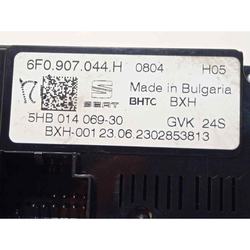 Recambio de mando climatizador para seat arona fr referencia OEM IAM 6F0907044H 5HB01406930 6F0907044HGVK