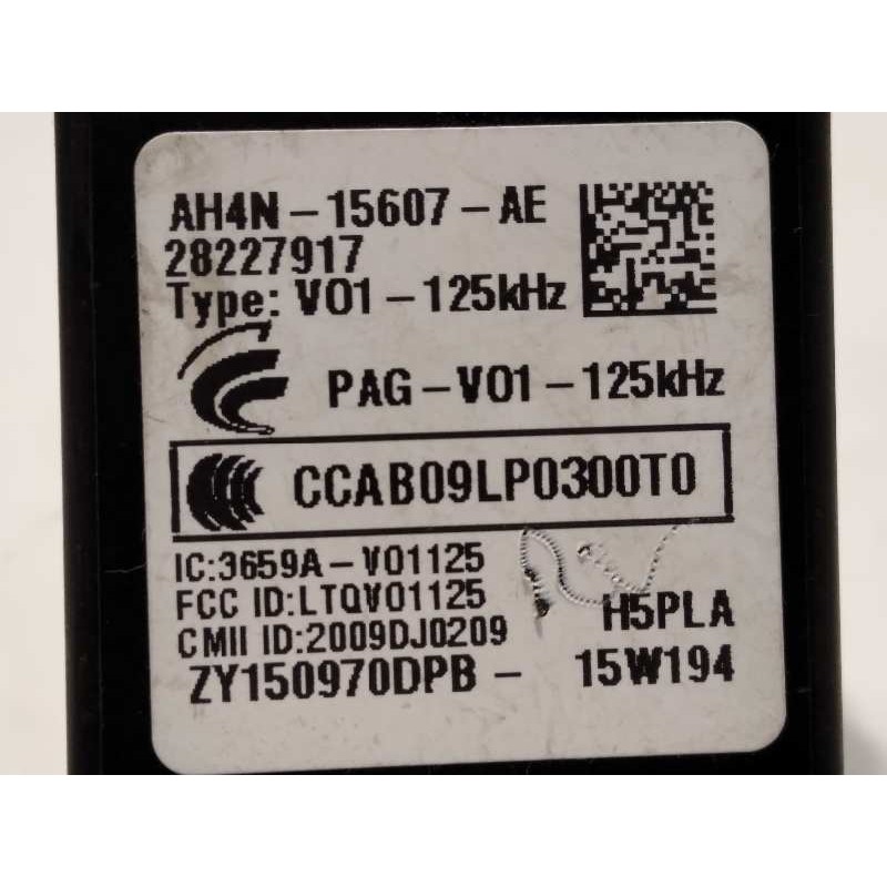 Recambio de modulo electronico para land rover evoque 2.2 td4 cat referencia OEM IAM AH4N15607AE  