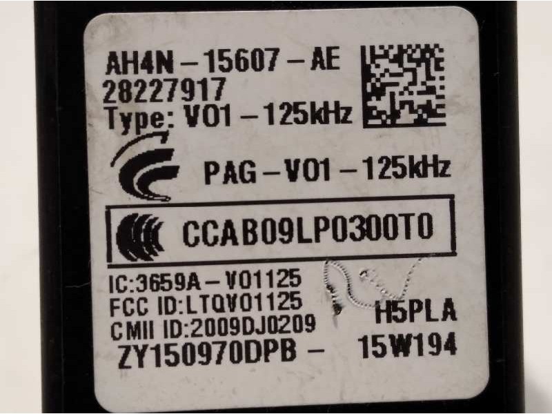 Recambio de modulo electronico para land rover evoque 2.2 td4 cat referencia OEM IAM AH4N15607AE  