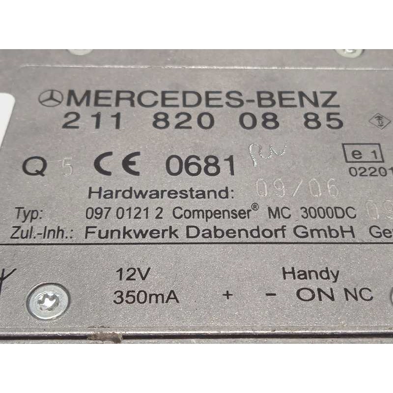Recambio de antena para mercedes-benz clase m (w164) ml 450 cdi (164.128) referencia OEM IAM 2118200885  