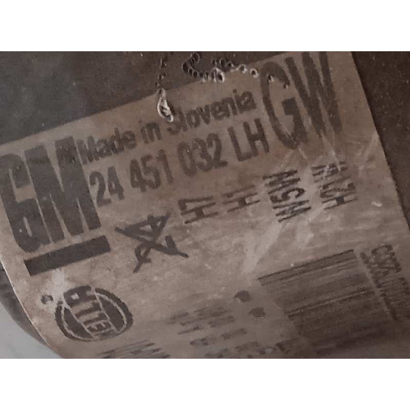 Recambio de faro izquierdo para opel astra gtc sport referencia OEM IAM 24451032  93178635