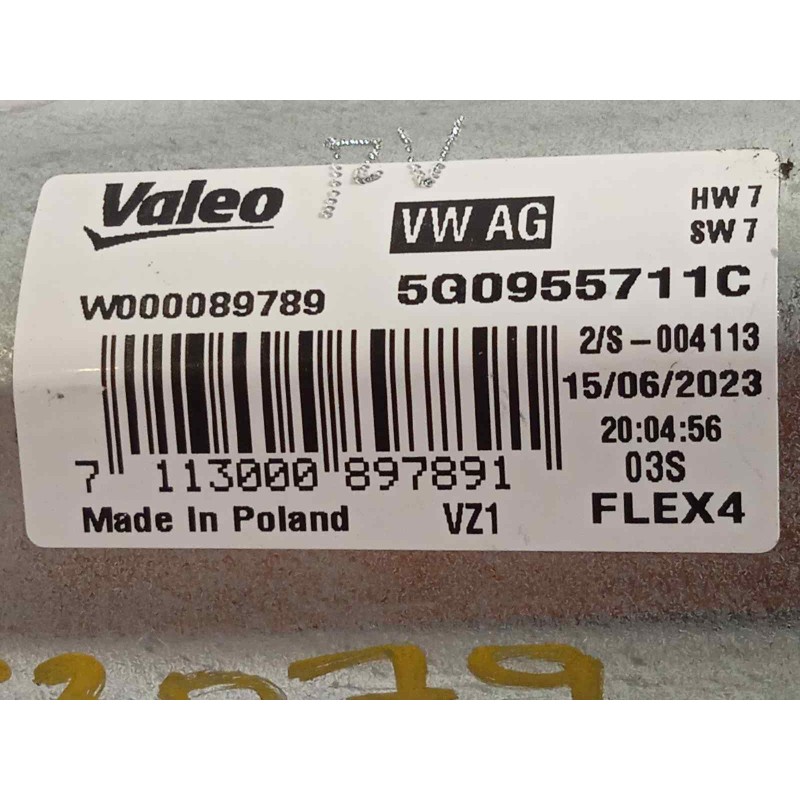 Recambio de motor limpia trasero para seat arona fr referencia OEM IAM 5G0955711C  