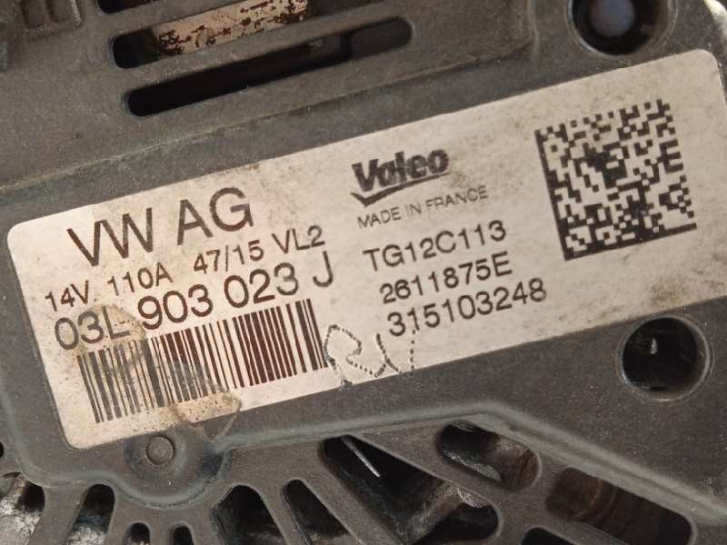 Recambio de alternador para seat leon (5f1) 1.6 tdi referencia OEM IAM 03L903023J 2611875E TG12C113