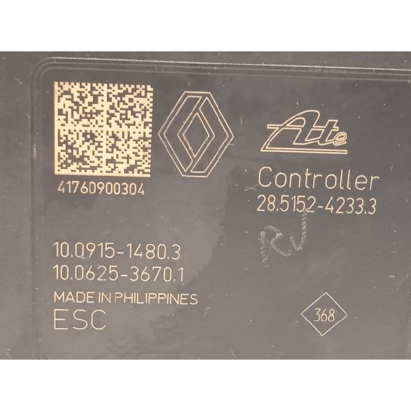 Recambio de abs para renault megane iv berlina 5p tech road referencia OEM IAM 476607355R 28515242333 10022010264