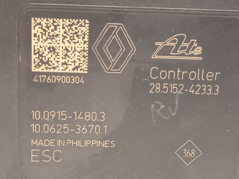 Recambio de abs para renault megane iv berlina 5p tech road referencia OEM IAM 476607355R 28515242333 10022010264