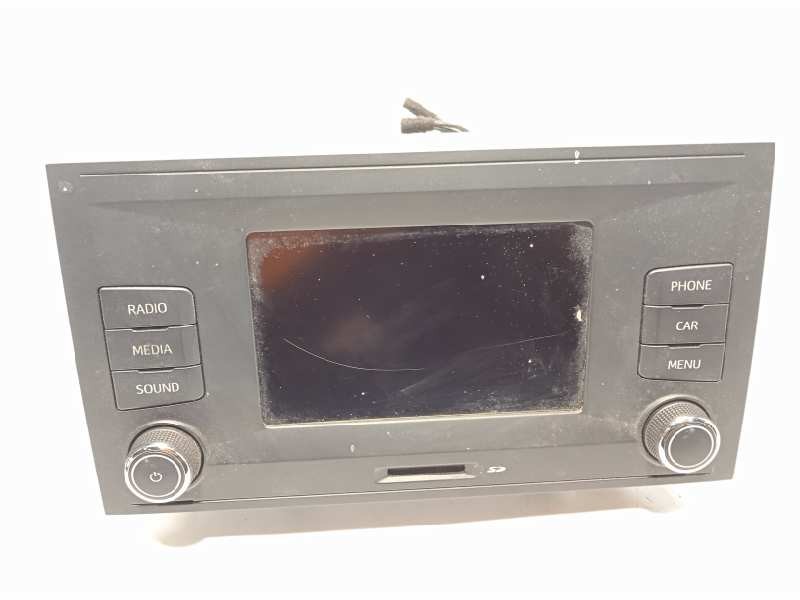 Recambio de sistema audio / radio cd para seat leon (5f1) 1.6 tdi referencia OEM IAM 5F0035871  5F00358712ZZ