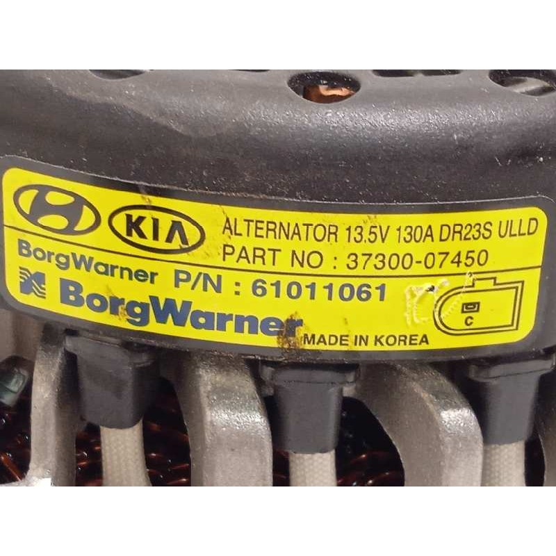 Recambio de alternador para hyundai i20´20 ( bc3/bi3desde 08/20 ) referencia OEM IAM 3730007450  61011061