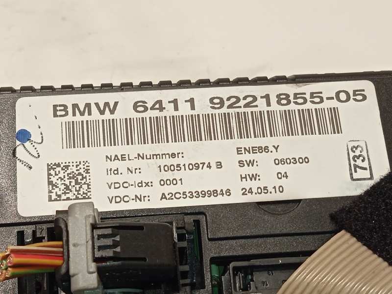 Recambio de mando climatizador para bmw serie 3 coupe (e92) 320d referencia OEM IAM 64119221855  