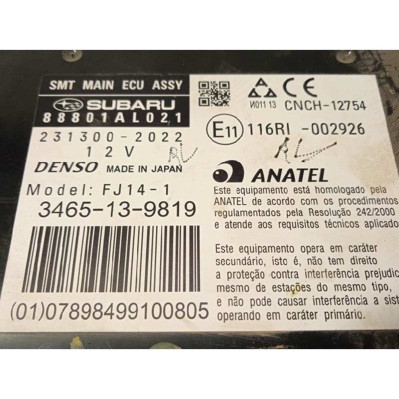 Recambio de modulo electronico para subaru legacy kombi/outback b14 outback executive referencia OEM IAM 88801AL021  2313002022