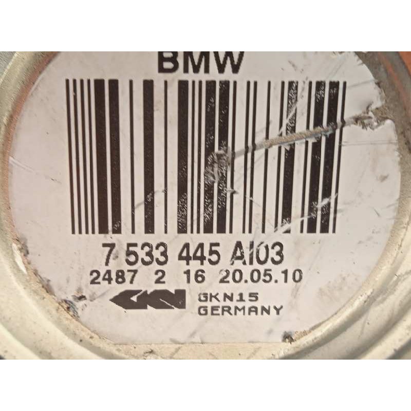 Recambio de transmision trasera izquierda para bmw serie 3 coupe (e92) 320d referencia OEM IAM 7533445  33217533445