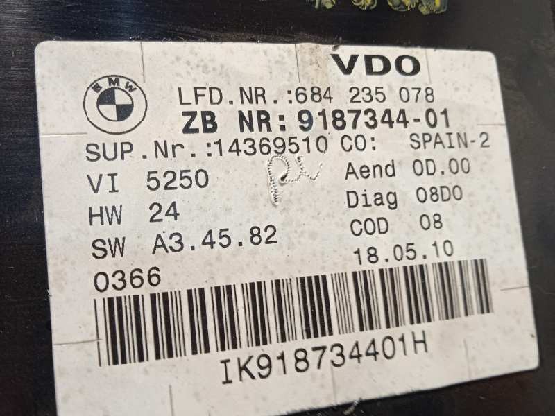 Recambio de cuadro instrumentos para bmw serie 3 coupe (e92) 320d referencia OEM IAM 9187344  62109187344