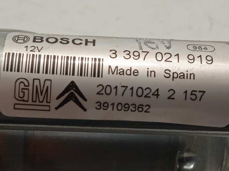 Recambio de motor limpia delantero para citroën c3 aircross feel referencia OEM IAM 3397021919  YQ00140880