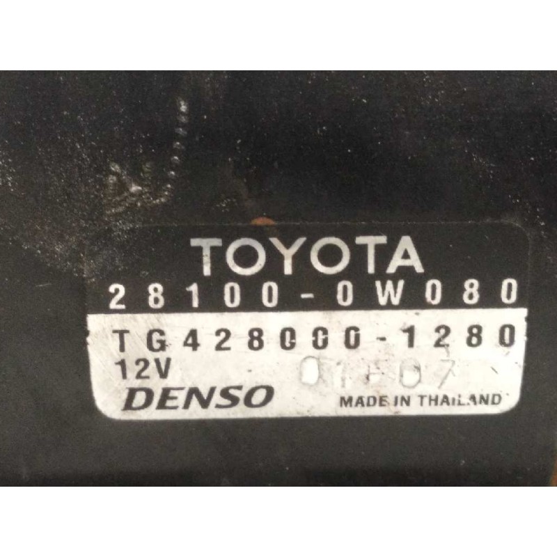 Recambio de motor arranque para mini mini (r50,r53) one d referencia OEM IAM 281000W080  TG4280001280