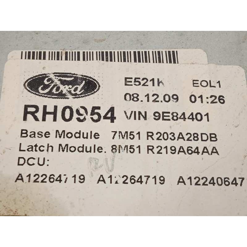 Recambio de elevalunas delantero derecho para ford kuga (cbv) trend referencia OEM IAM 8M51R219A64AA  7M51R203A28DB