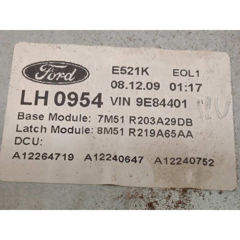 Recambio de elevalunas delantero izquierdo para ford kuga (cbv) trend referencia OEM IAM 8M51R219A65AA  7M51R203A29DB