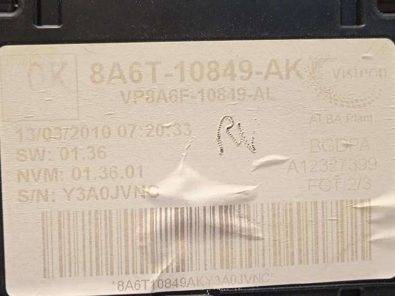 Recambio de cuadro instrumentos para ford fiesta (cb1) 1.25 16v cat referencia OEM IAM 8A6T10849AK  