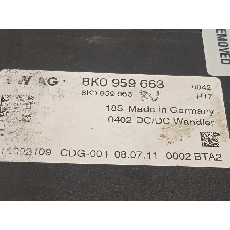 Recambio de modulo electronico para audi a6 lim. (4g2) 3.0 tfsi quattro referencia OEM IAM 8K0959663  