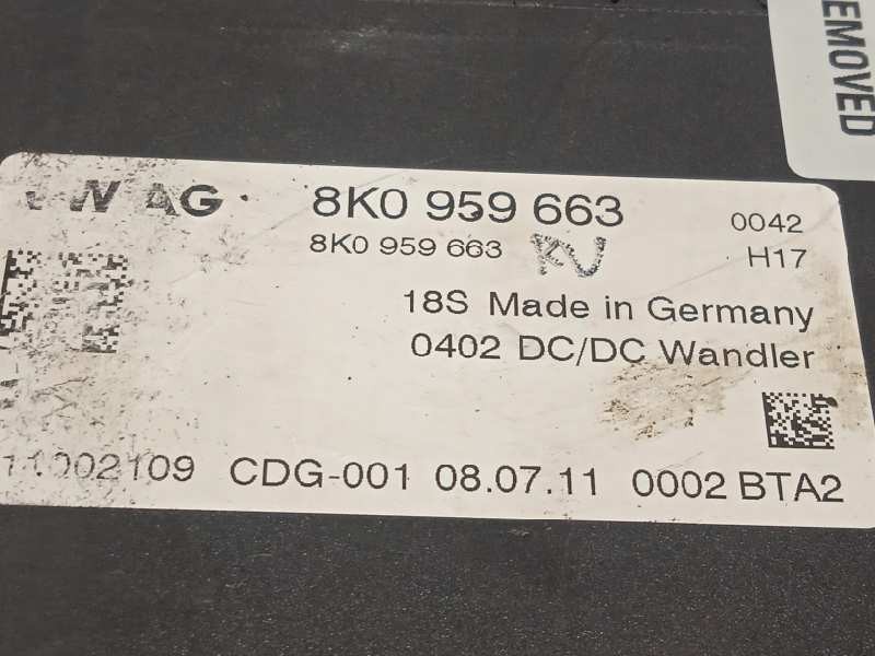 Recambio de modulo electronico para audi a6 lim. (4g2) 3.0 tfsi quattro referencia OEM IAM 8K0959663  