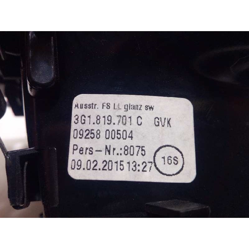 Recambio de aireador para volkswagen passat lim. (3g2) advance bmt referencia OEM IAM 3G1819701C  3G1819701EICL