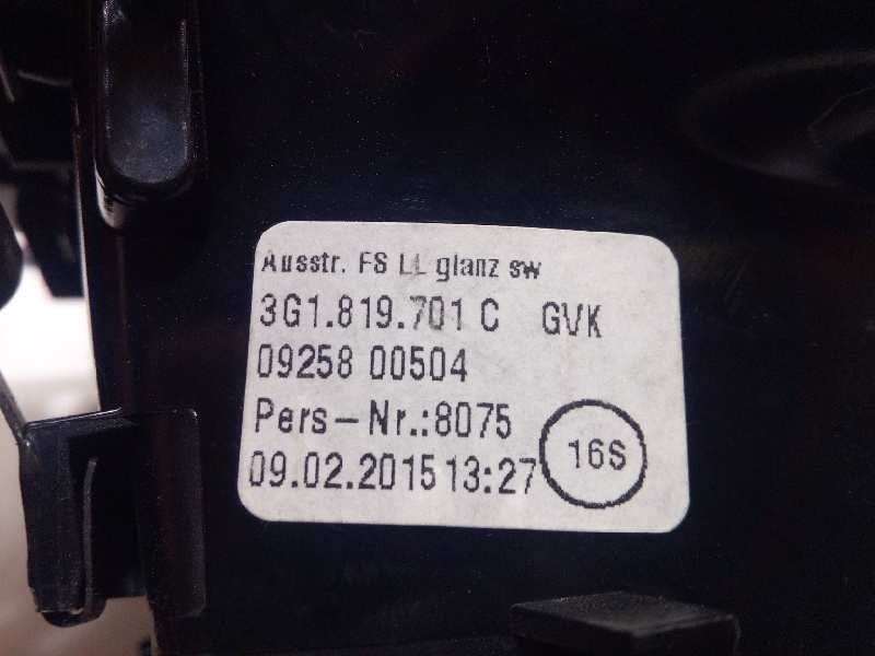 Recambio de aireador para volkswagen passat lim. (3g2) advance bmt referencia OEM IAM 3G1819701C  3G1819701EICL