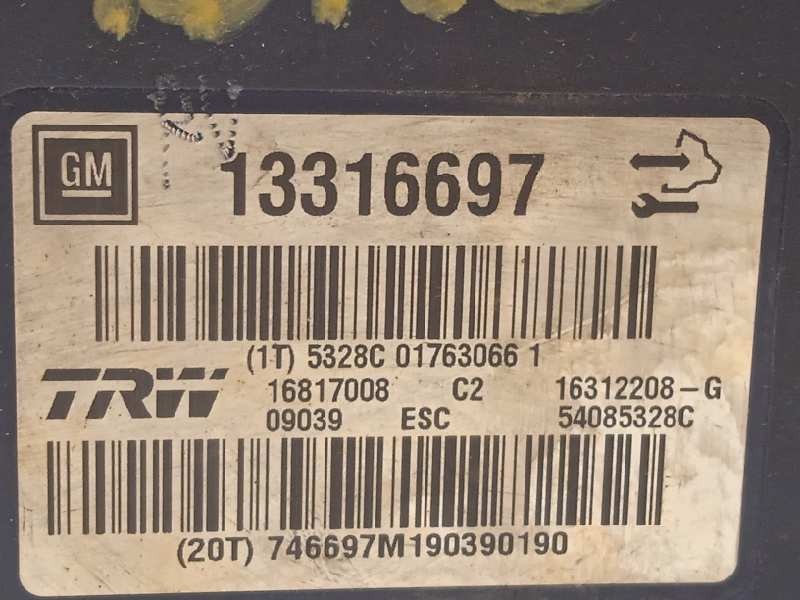 Recambio de abs para opel insignia berlina sport referencia OEM IAM 13316697 16312208G 16817008
