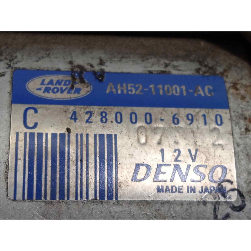 Recambio de motor arranque para land rover evoque pure referencia OEM IAM AH5211001AC LR014060 4280006910