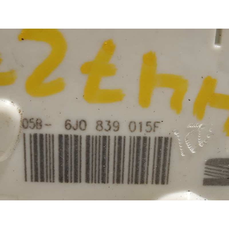 Recambio de cerradura puerta trasera izquierda para seat ibiza (6p1) style referencia OEM IAM 6J0839015F  
