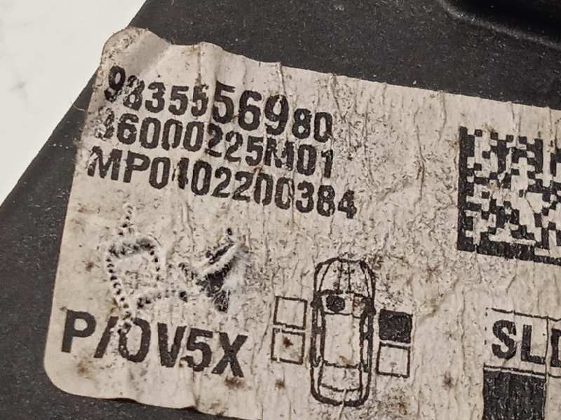 Recambio de cerradura puerta delantera derecha para peugeot 308 1.2 allure puretech referencia OEM IAM 9835556980  