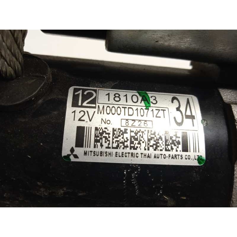 Recambio de motor arranque para mitsubishi space star (a00) kaiteki referencia OEM IAM 1810A334  M000TD1071ZT