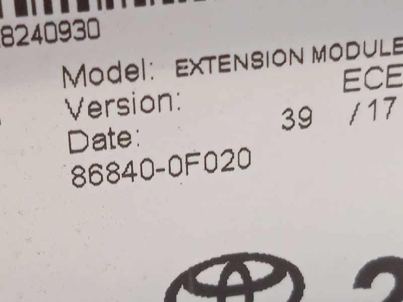 Recambio de sistema navegacion gps para toyota auris hybrid feel! edition referencia OEM IAM 868400F020  