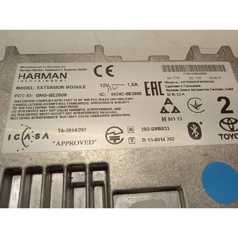 Recambio de sistema navegacion gps para toyota auris hybrid feel! edition referencia OEM IAM 868400F020  