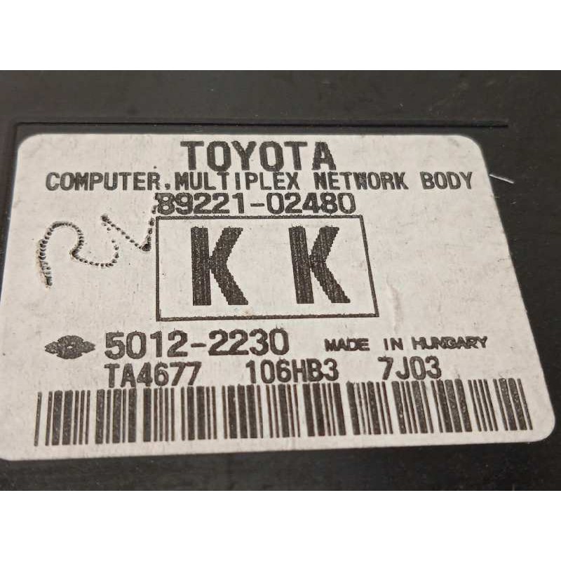Recambio de modulo electronico para toyota auris hybrid feel! edition referencia OEM IAM 8922102480  50122230
