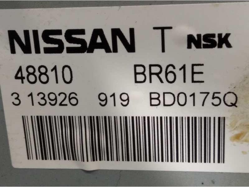 Recambio de columna direccion para nissan qashqai (j10) 1.5 turbodiesel cat referencia OEM IAM 48810BR61E  48811BR71D
