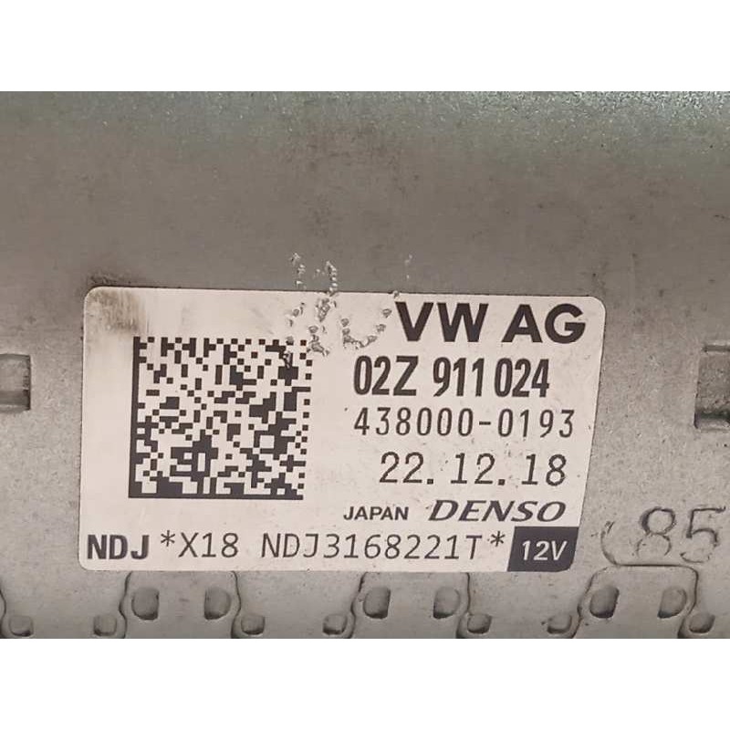 Recambio de motor arranque para volkswagen t-cross 1.0 tsi referencia OEM IAM 02Z911024  4380000193