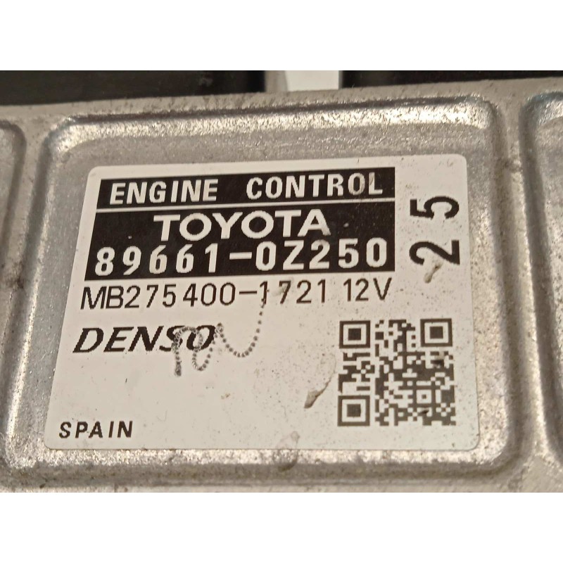 Recambio de centralita motor uce para toyota auris hybrid active referencia OEM IAM 896610Z250  MB2754001721