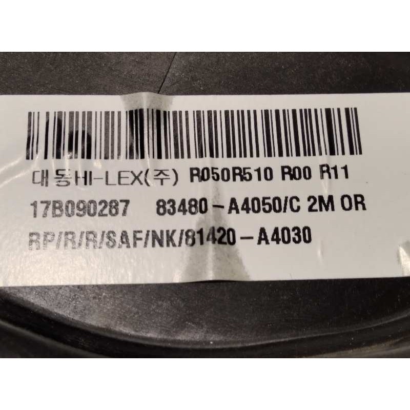 Recambio de elevalunas trasero derecho para kia carens ( ) 1.7 crdi cat referencia OEM IAM 83480A4050 DH0620202970 83460A4010