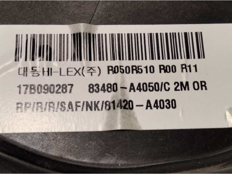 Recambio de elevalunas trasero derecho para kia carens ( ) 1.7 crdi cat referencia OEM IAM 83480A4050 DH0620202970 83460A4010