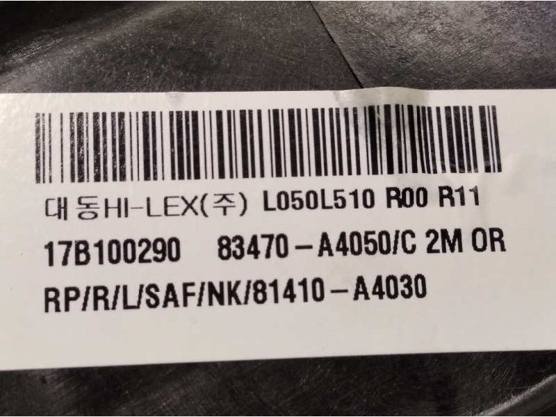 Recambio de elevalunas trasero izquierdo para kia carens ( ) 1.7 crdi cat referencia OEM IAM 83470A4050 DH0620202960 83450A4010