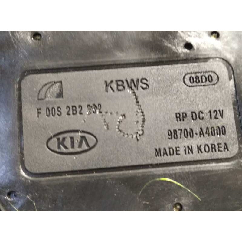 Recambio de motor limpia trasero para kia carens ( ) 1.7 crdi cat referencia OEM IAM 98700A4000  F00S2B2232