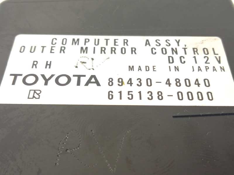 Recambio de modulo electronico para lexus rx 300(mcu35) 3.0 v6 cat referencia OEM IAM 8943048040  