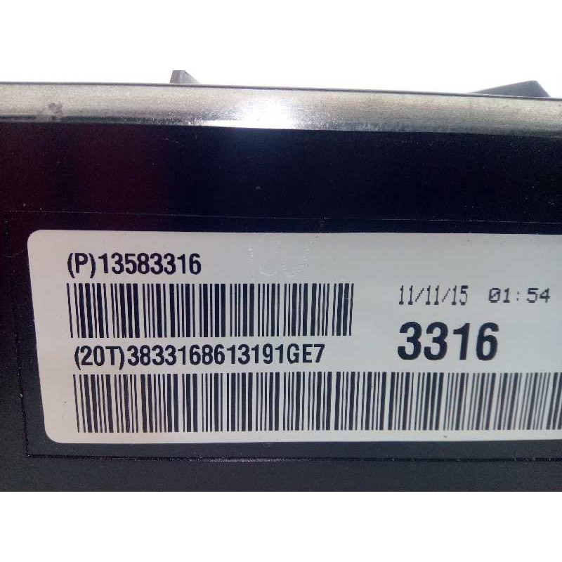 Recambio de modulo electronico para opel insignia berlina 2.0 16v cdti referencia OEM IAM 13583316  