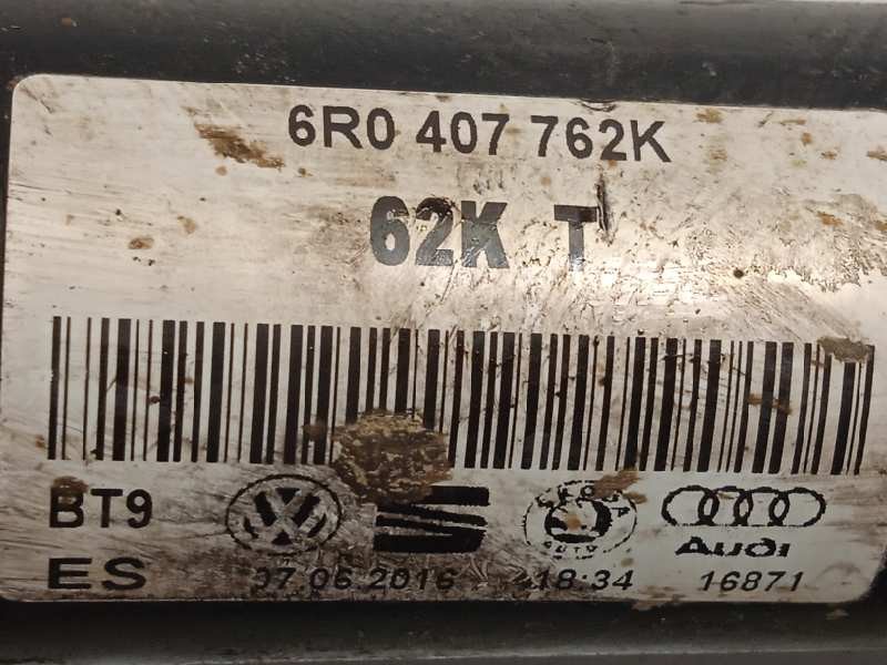 Recambio de transmision delantera derecha para seat ibiza sc (6p5) 1.2 tsi referencia OEM IAM 6R0407762K  