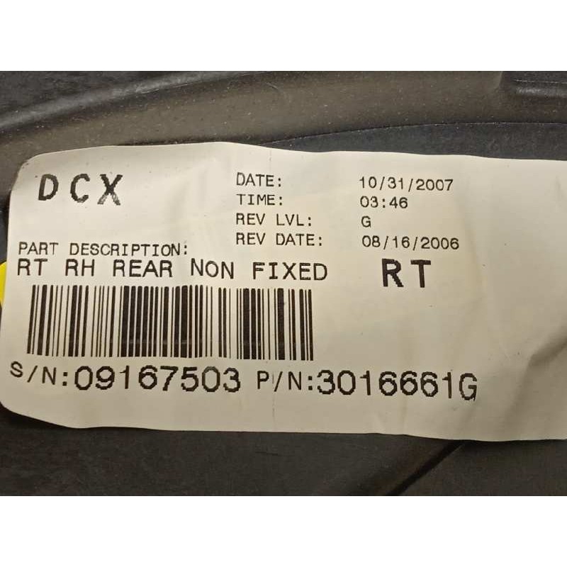 Recambio de elevalunas trasero derecho para chrysler grand voyager 2.8 crd cat referencia OEM IAM 68030718AA  