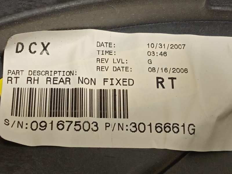 Recambio de elevalunas trasero derecho para chrysler grand voyager 2.8 crd cat referencia OEM IAM 68030718AA  
