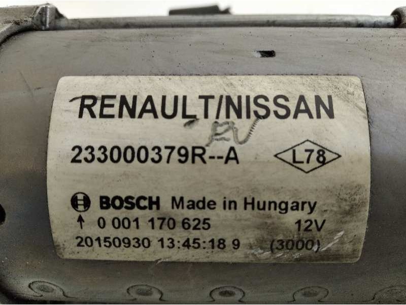Recambio de motor arranque para nissan qashqai (j11) 1.5 turbodiesel cat referencia OEM IAM 233000379R  0001170625