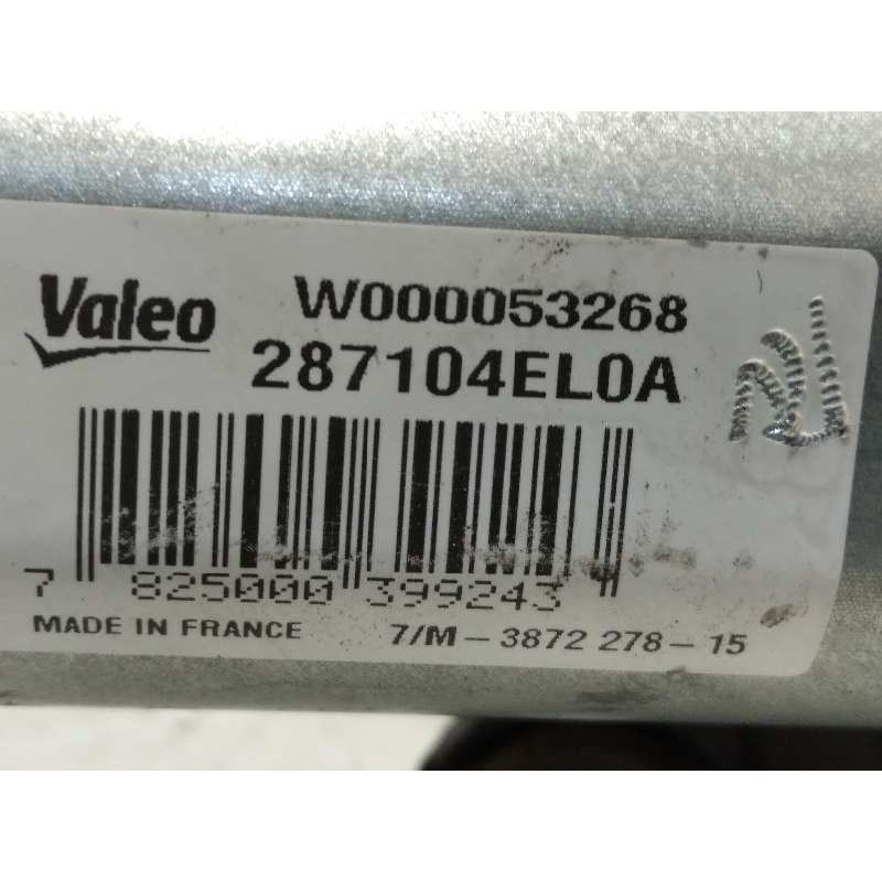 Recambio de motor limpia trasero para nissan qashqai (j11) 1.5 turbodiesel cat referencia OEM IAM 287104EL0A  