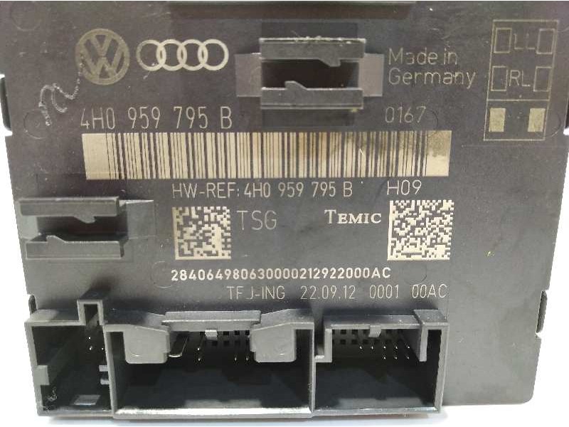 Recambio de centralita confort para volkswagen touareg (7p5) 3.0 v6 tdi referencia OEM IAM 4H0959795B  